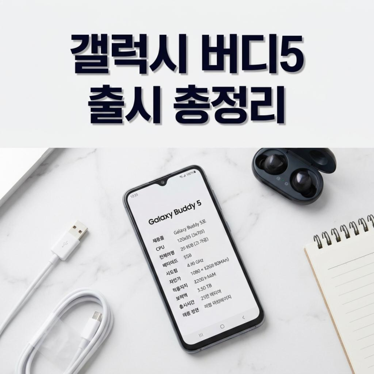  갤럭시 버디5 가성비폰 출시 스펙 혜택 총정리