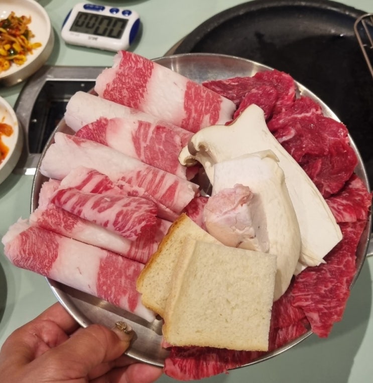  광명사거리맛집 꾸석지돌판한우 광명사거리점 1등급 한우 후기