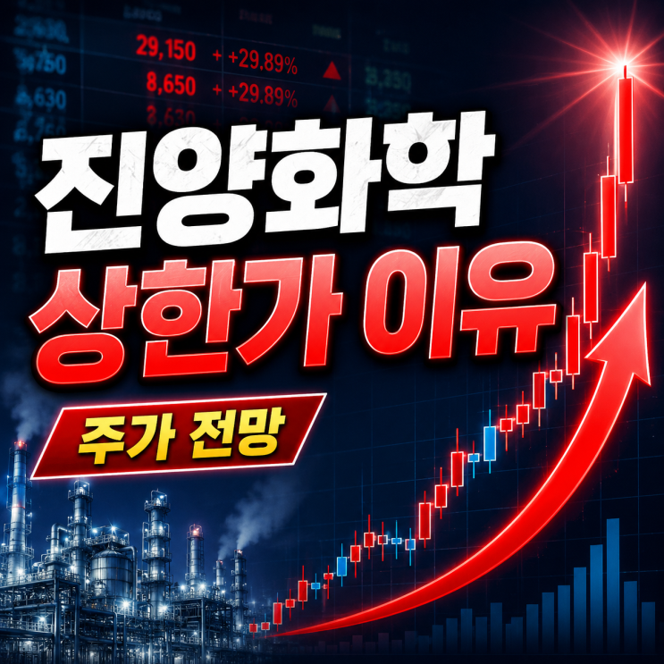  진양화학 주가 전망 상한가 이유와 정치테마주 리스크까지 한 번에 정리