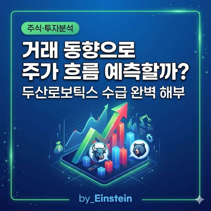 보면 주가 흐름이 보인다? <b>두산로보틱스</b> 실전 수급 분석 팁!