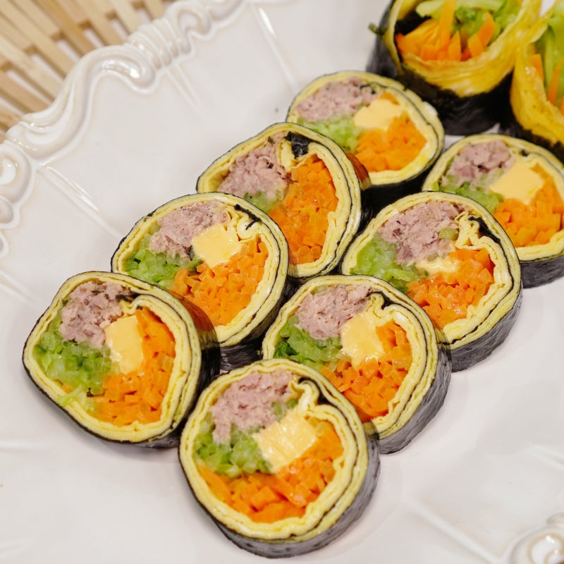 밥 없이 더 맛있어요! 살 안찌는 참치 키토김밥 만들기, 저탄고지 식단