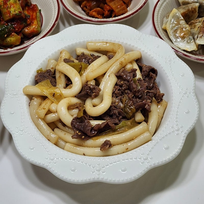 어린이 궁중떡볶이 만드는법 류수영 간장떡볶이 레시피