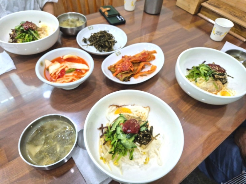포항 내연산 맛집 진주식당 건강한 산채비빔밥 한 그릇