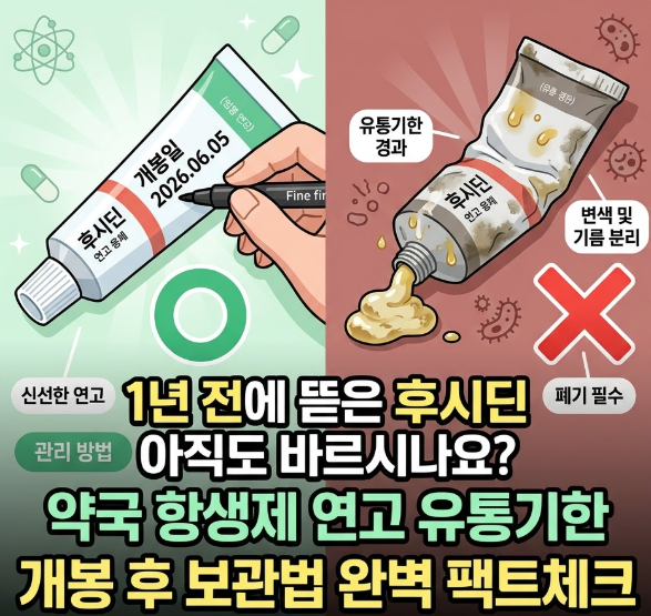 약국 항생제 연고 오래된 거 써도 될까? 개봉 후 유통기한과 보관법 정리