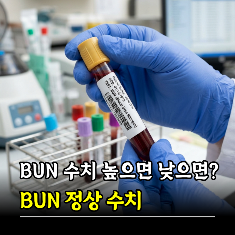 BUN 수치 높으면 낮으면? BUN정상수치