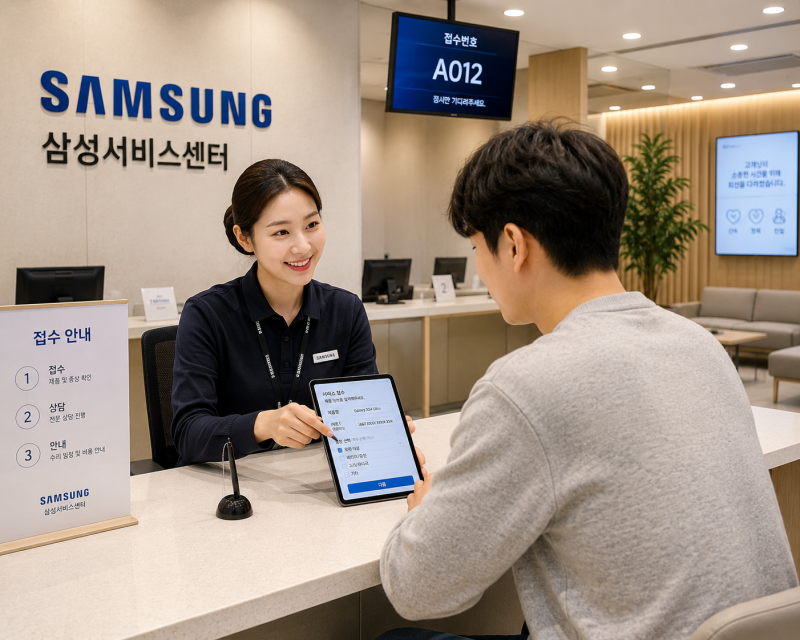 삼성전자 서비스센터 점심시간 전화번호, 예약 방법