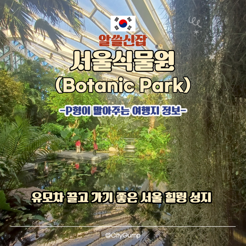 유모차 끌고 피크닉 가기 딱! 서울 데이트 장소 마곡 서울식물원 주차 정보와 이용요금 완벽 ....
