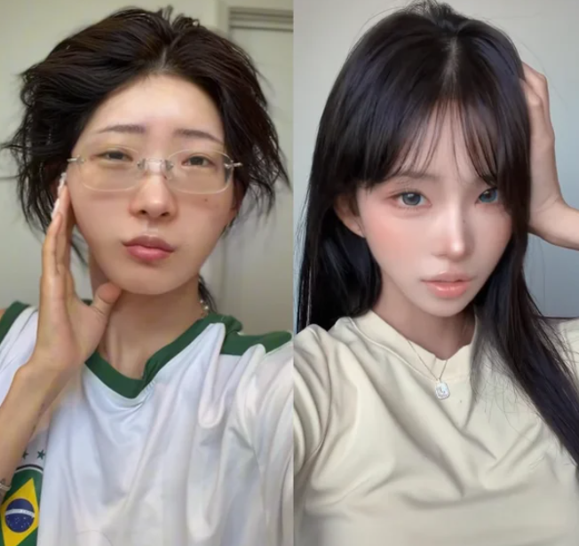 "같은 사람 맞아?" 최진실 딸 최준희, 안경 쓴 민낯부터 풀메이크업 반전 공개