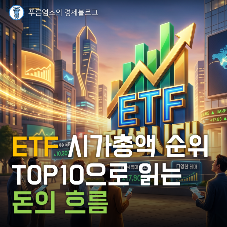  ETF 시가총액(AUM) 순위 TOP10으로 읽는 돈의 흐름