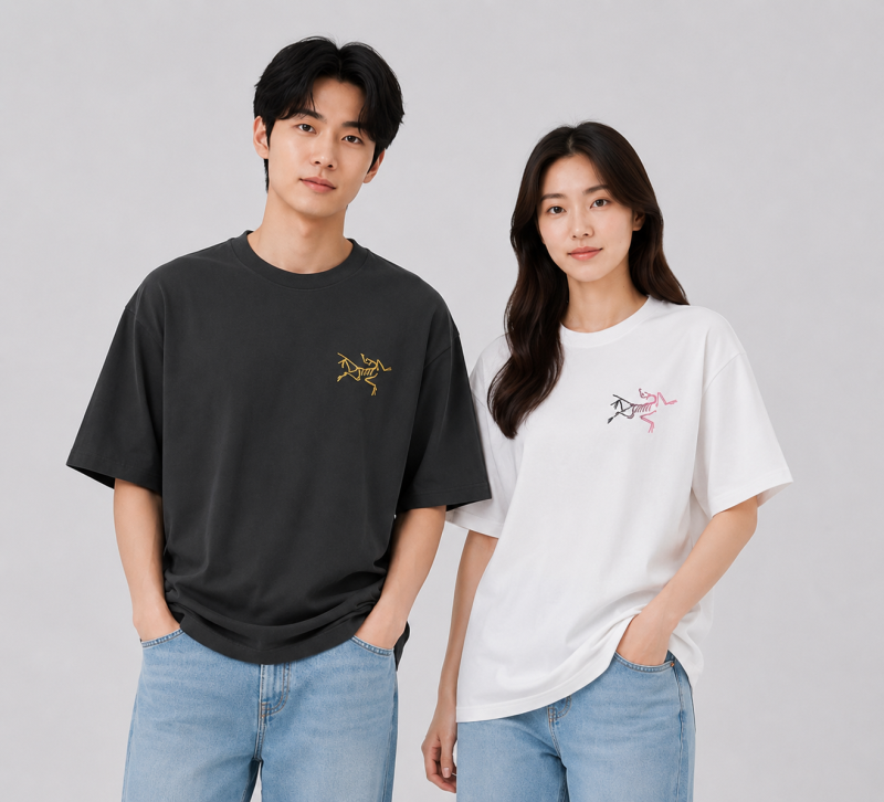 아크테릭스 입문템으로 딱!남여공용 크래그 코튼 로고 반팔티블랙 · 화이트 | 온라인 최저가
