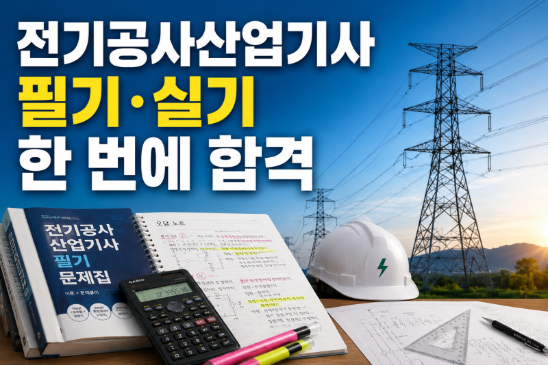 전기공사산업기사 필기·실기 한 번에 합격하는 과목별 핵심 공부법 총정리