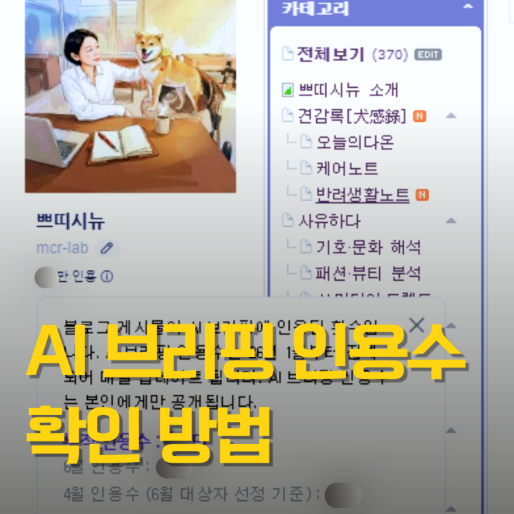  네이버 AI 브리핑 인용수 지금 바로 확인하는 법