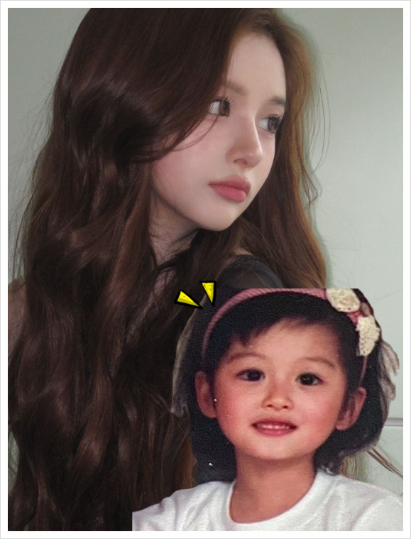 언제부터 예쁜 줄 알았어요?" 설윤의 대답이 레전드... 완성형 설윤 과거 아기 사진