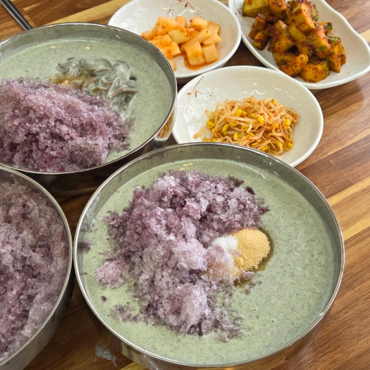  화순 콩물국수 일백식당 서리태 100프로 꾸덕함의 끝판왕 솔직후기
