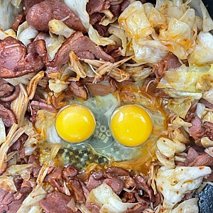 간단하고 맛있는 다이어트식단 오리고기양배추볶음 레시피