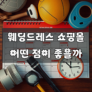 셀프 웨딩드레스 쇼핑몰 체계적으로 준비하기