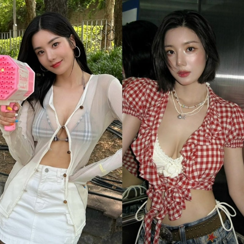 워터밤 라인업에 없는 권은비 비키니 패션 다시보기