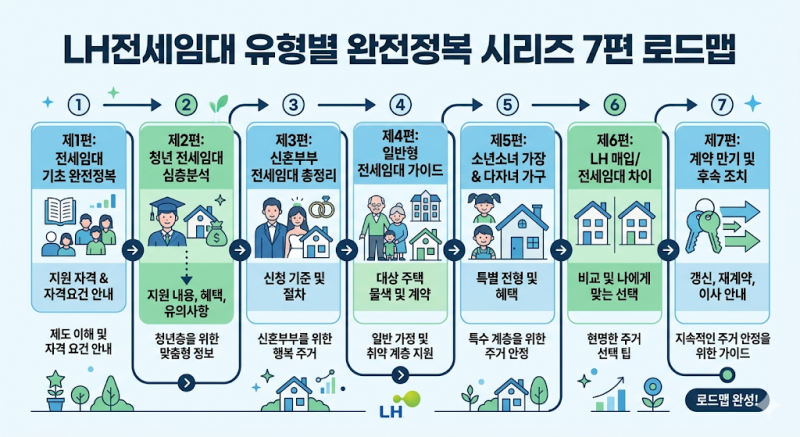 2026 LH 다자녀 전세임대 완전 가이드 (건우부동산이 알려주는 자격·지원내용·매물)