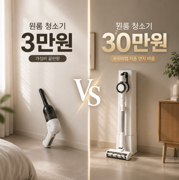  원룸 청소기 추천 - 자취방청소기 5개 실제로 써보고 고른 것들