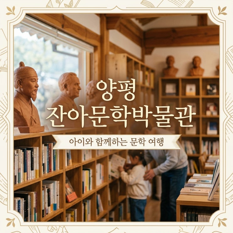  양평 잔아문학박물관 요금 주차와 어린이 체험 프로그램 정보
