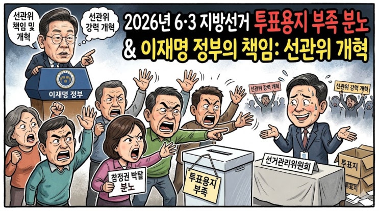 참정권 박탈 사태와 <b>선관위 개혁</b>: 2026년 6·3 지방선거... 