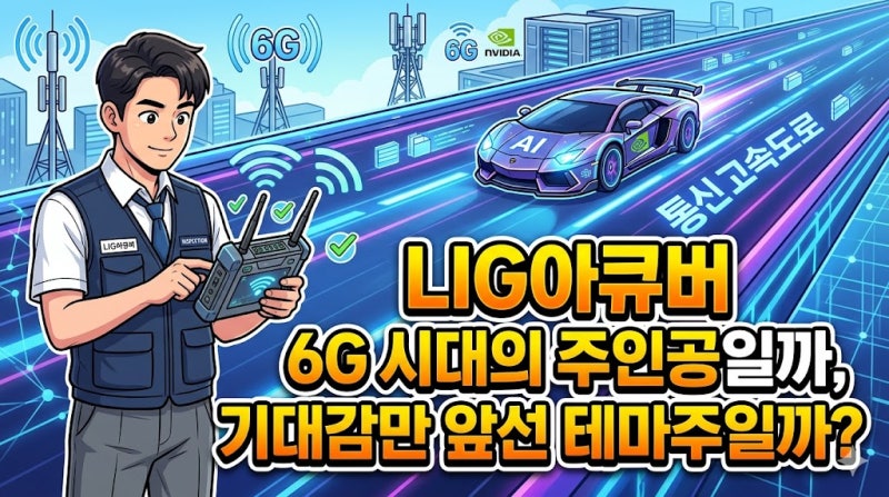 LIG아큐버 주가 전망 : 6G·AI-RAN 수혜주 될까? 2026 투자 포인트 총정리