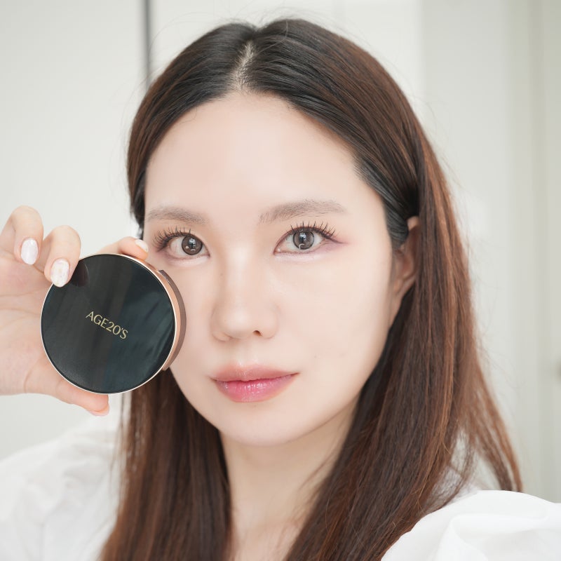 명품 쿠션 반값인데 에이지투웨니스 시그니처 에센스 팩트 지속력은 두 배