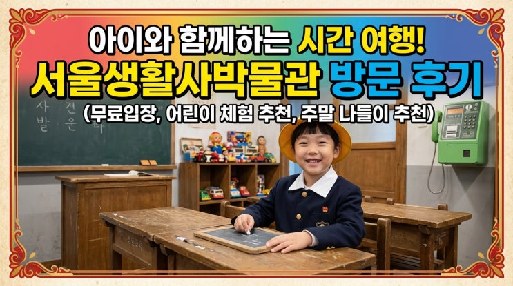  아이와 주말 나들이 노원 서울생활사박물관 무료 실내 가볼 만한 곳