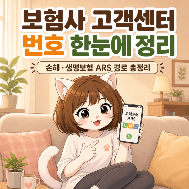 손해보험 생명보험 각 보험사 콜센터 고객센터 번호 ARS 정리표│계약해지 계약변경│현대해....