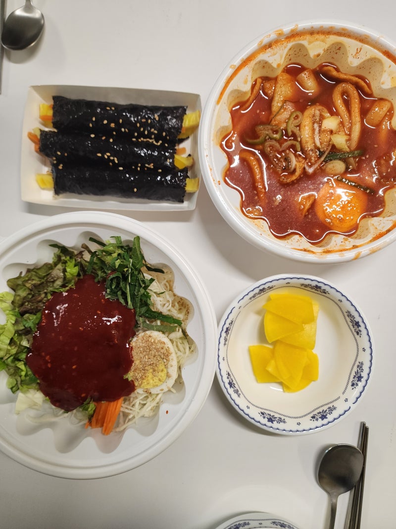 용인 처인구 선비꼬마김밥 용인한숲시티점 꼬마김밥 떡볶이 쫄면 마성의 삼총사 조합 내돈....