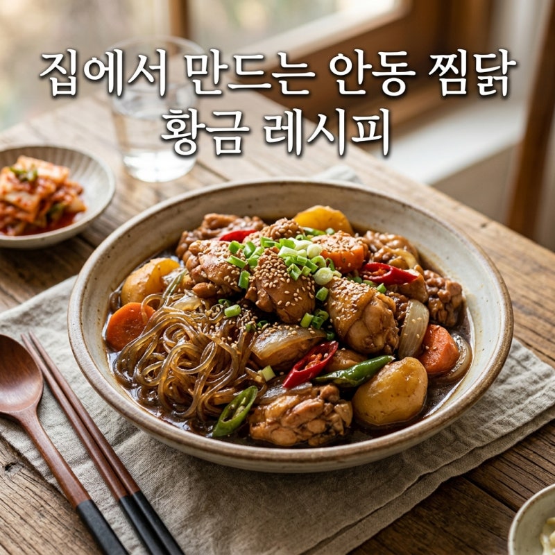 "단짠매콤 완벽 조합"...안동 간장 찜닭 레시피, 컵누들맛 구현 비법은?