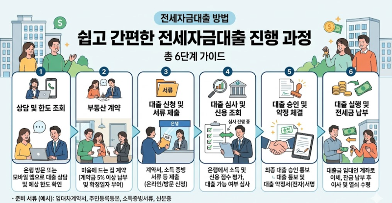 1주택자 전세자금대출 기준 가능여부 , 신청방법 가이드