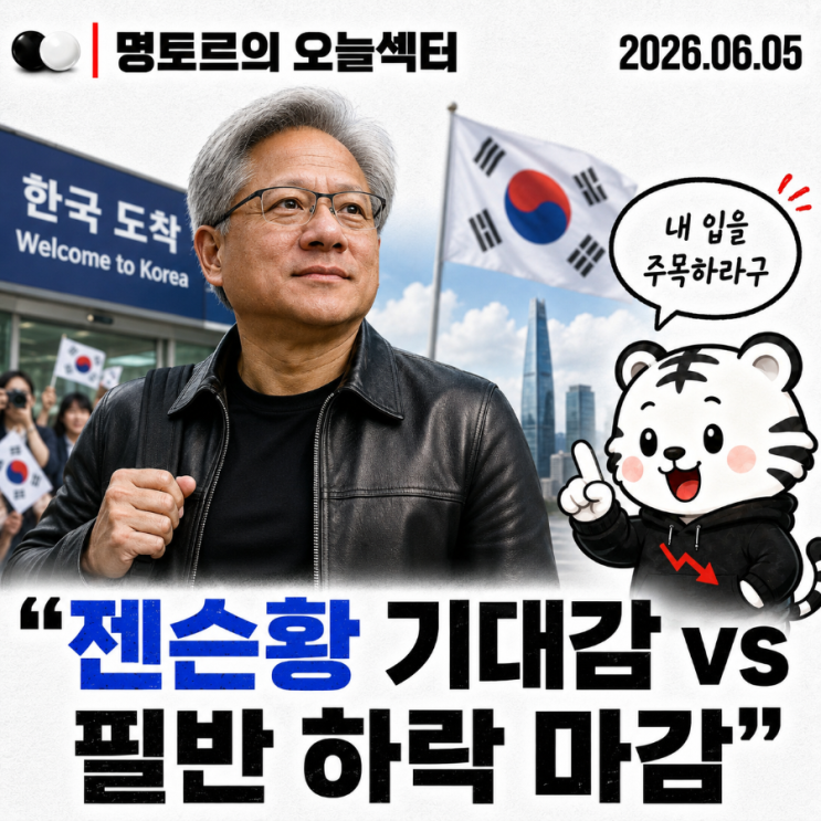 <b>젠슨황 방한</b>에 들썩인 시장, 코스닥 하락 속 진짜 기회는?... 