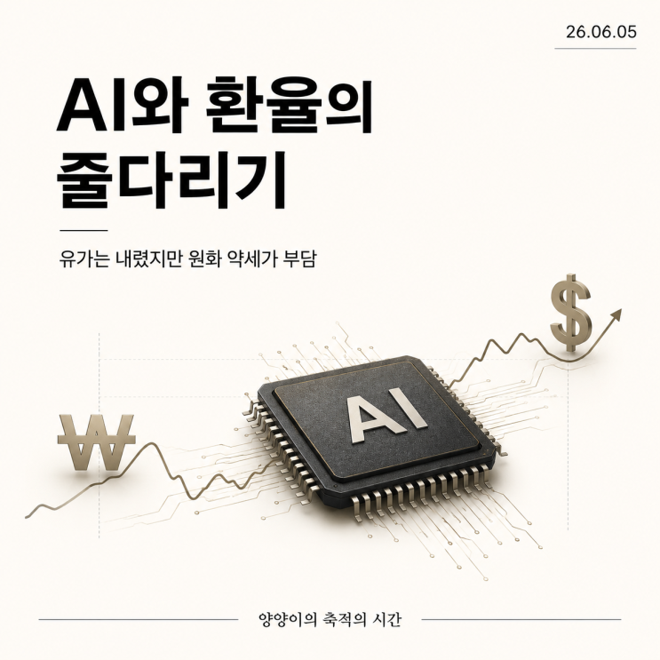  AI 인프라엔 돈이 몰리고 환율은 불안한 아침, 오늘의 시장 포인트(260605)