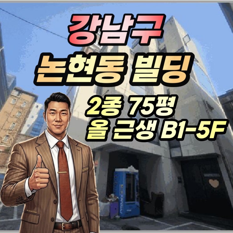  강남구 논현동 사옥형 빌딩 경매 새하늘빌딩 60억대 2025타경984