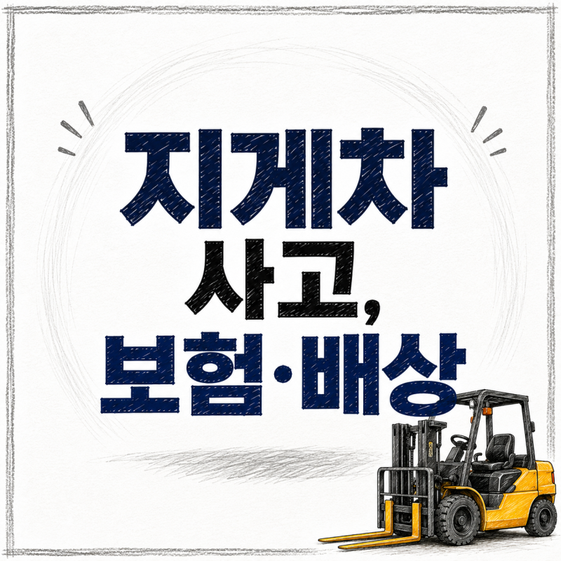 지게차 사고, 보험·배상·사례로 보는 보상 정리