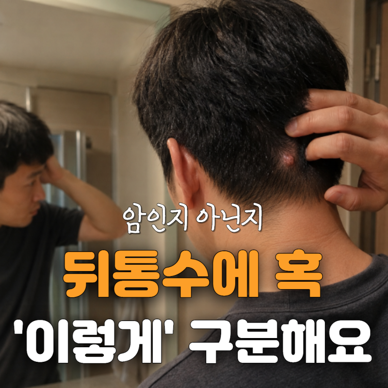 “혹시 암인가요?” 뒤통수에 만져진 혹, 이 느낌이면 너무 겁먹지 마세요