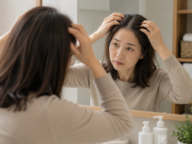 40대 이후 흰머리가 늘어나면 - 검은콩은 이렇게 먹어요.