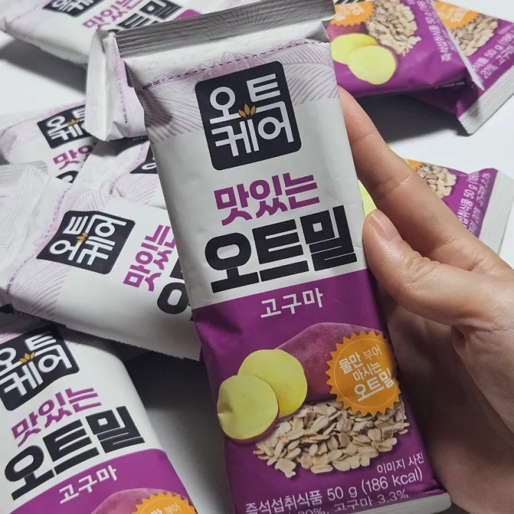  식사대용선식 추천 바쁜아침 직장인간편식 우리종합식품 오트케어 맛있는오트밀 고구마