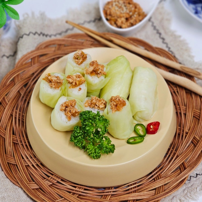 다이어트도 맛있게 양배추쌈밥 두부쌈장 꿀조합 레시피 전자레인지 양배추찜 시간