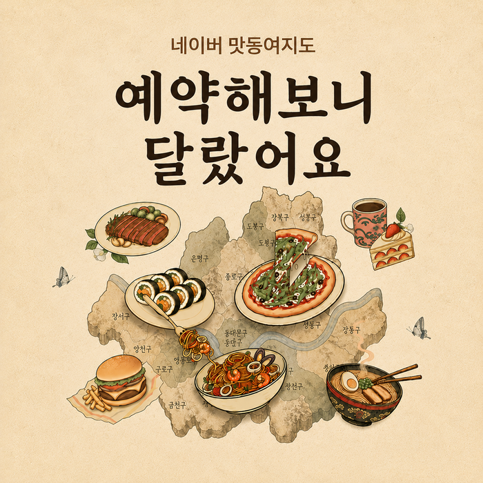  네이버 서울 맛동여지도 예약해보니 할인 다 되는 건 아니었어요