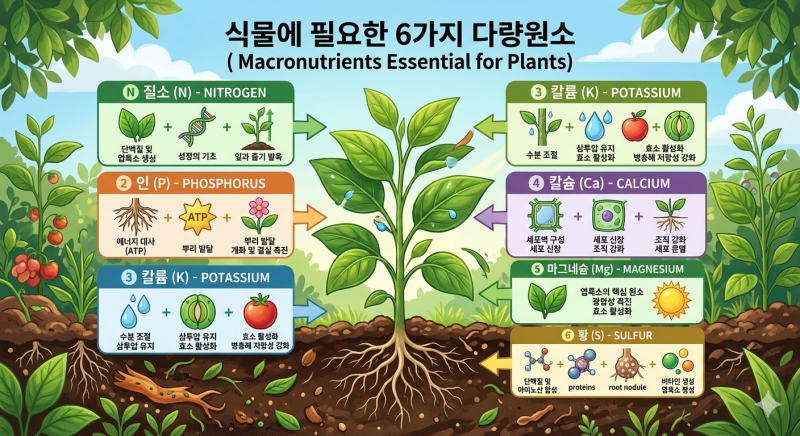 질소, 인산, 가리? 식물 비료 영향학 가이드