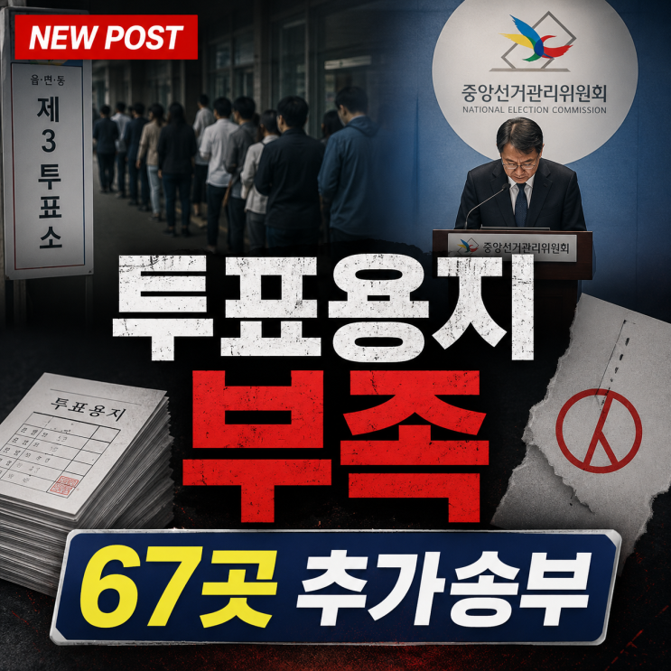 <b>투표용지 부족</b> 사태 총정리…67개 투표소 추가 송부·22곳... 