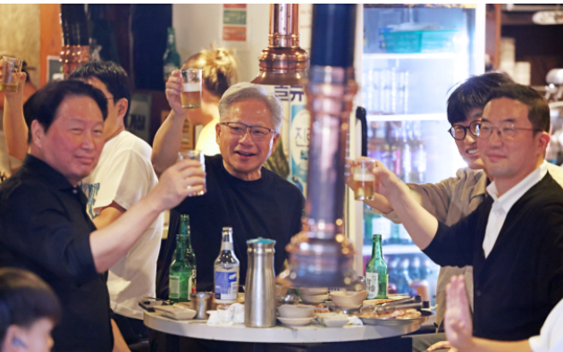  젠슨황 삼소회동 후 BBQ 치킨 2차까지 광폭 행보 GO KOREA!