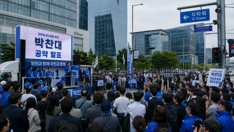득표율 53.5% 당선 박찬대 새 인천시장의 송도 공약 2가지 정리