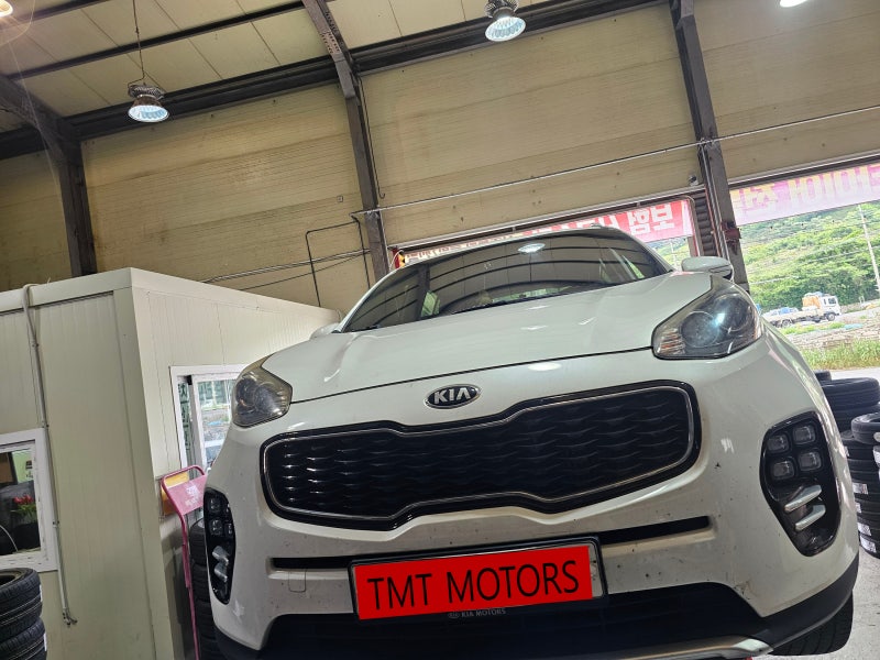[TMT MOTORS] 김해 스포티지QL 오일류전체교환 및 벨트세트 디스크 라이닝 교체 EBP