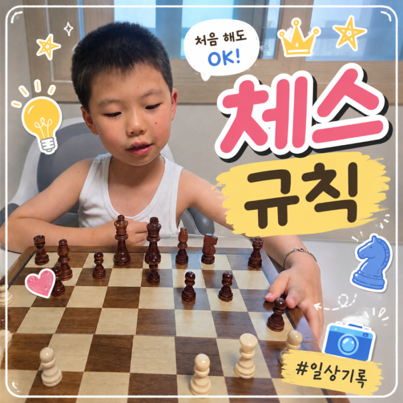 ♟️ 체스 사줬는데 규칙을 모른다고요? 같이 배워봐요