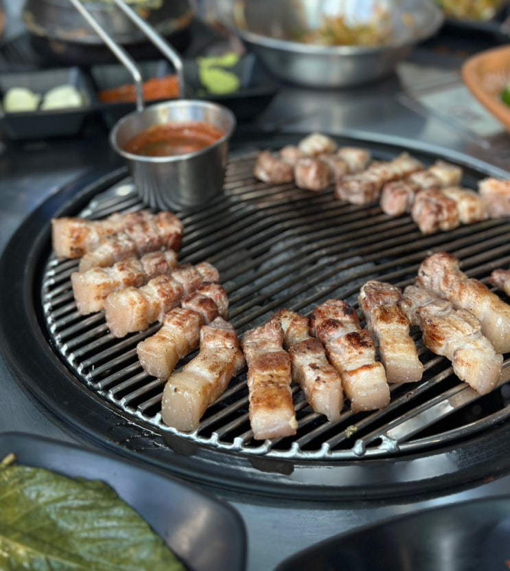  신화월드 맛집 흑돼지 흑돈시백돈면 내돈내산 만족후기, 신화월드 근처 맛집
