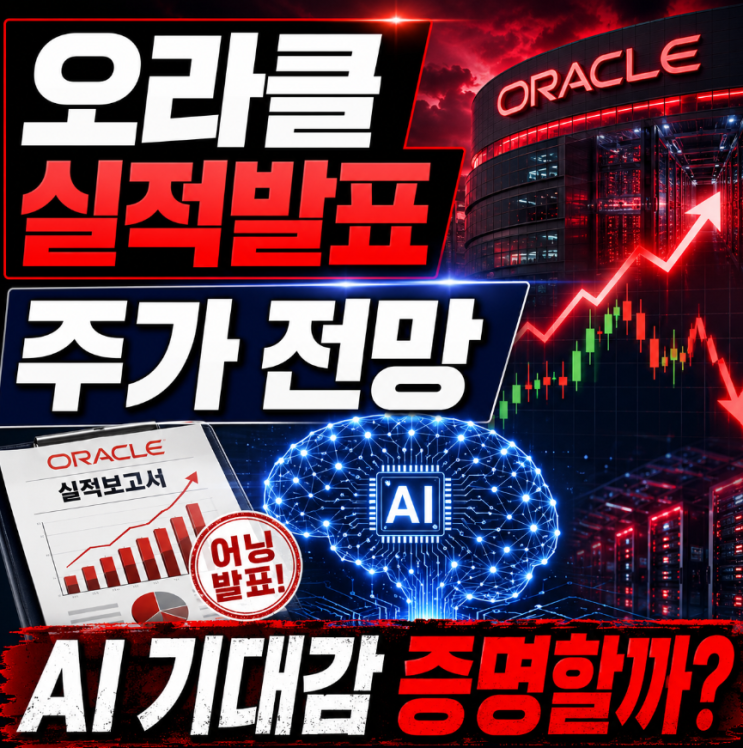 <b>오라클 실적발표</b> 주가 전망, AI 기대감을 증명할 수 있을까