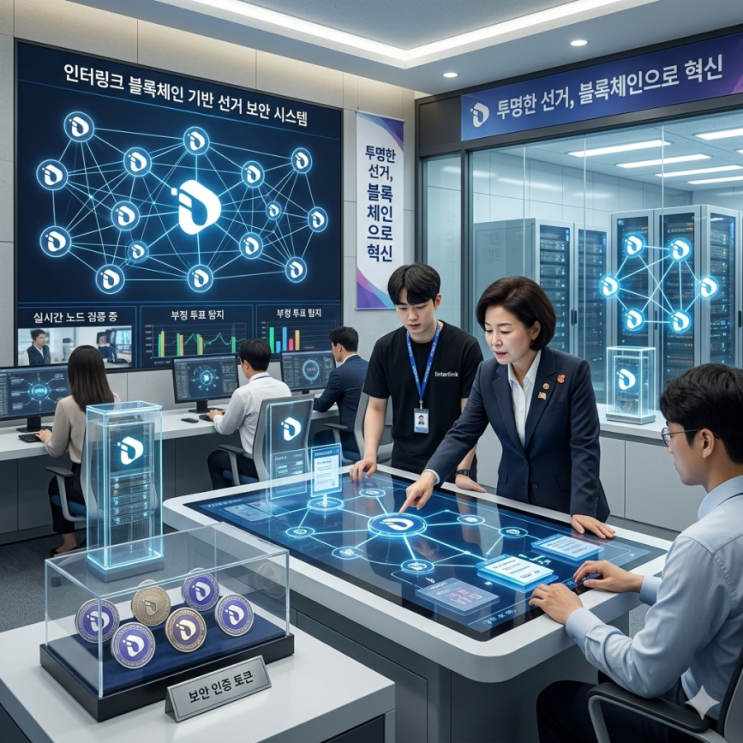 따른 <b>선거관리</b>위원회의 <b>대개혁</b>, 인터링크 네트워크 코인은... 